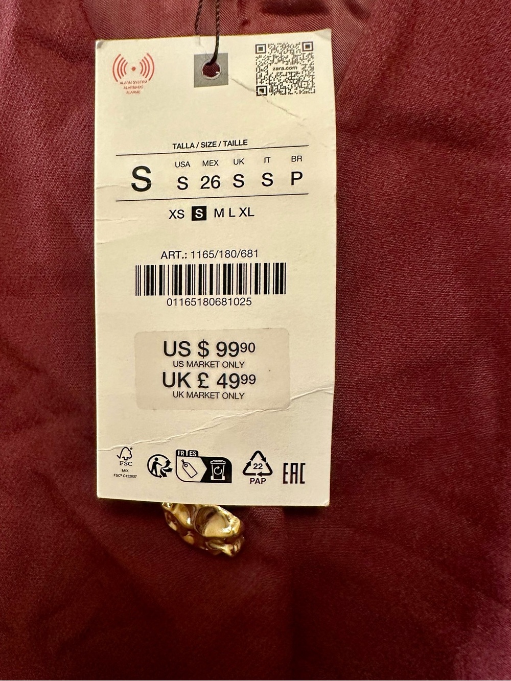 Women's Elegant Burgundy Peplum Maxi Skirt - Picture 5 of 8